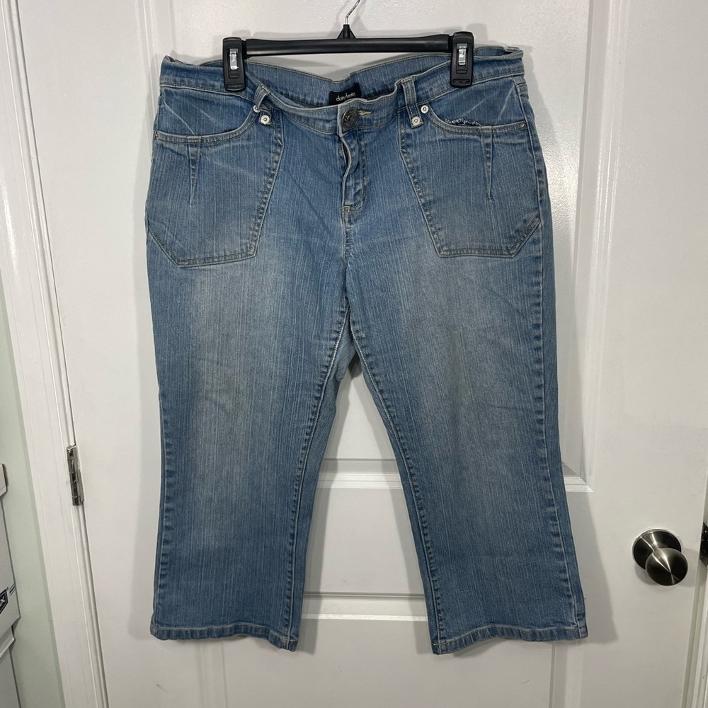 Daisy Fuentes Capris Blue Women's Size 16 CB -110